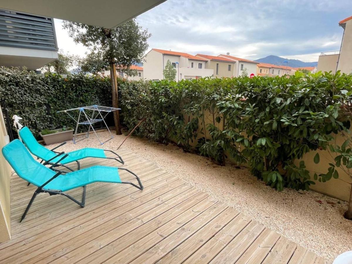 Appartement 3 Pieces Avec Terrasse Et Jardin, Proche Plage Et Commerces, 2 Parkings, Argeles-Sur-Mer - Fr-1-225-773 Buitenkant foto